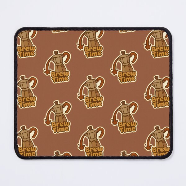 Item preview, Brew Time Cute Coffee Moka Pot Sticker designed and sold by BubbleDesigns49.