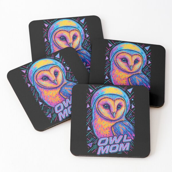 Item preview, Owl Mom Vaporwave designed and sold by TomFrontierArt.