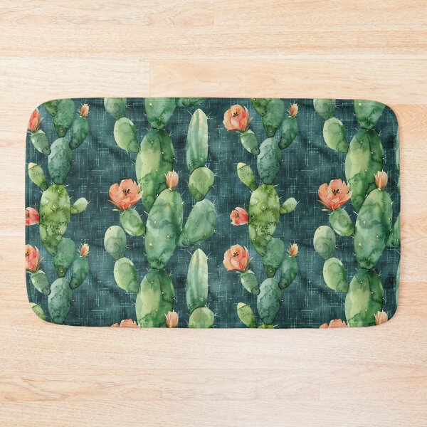 Item preview, Watercolor Prickly Pear Cactus Pattern designed and sold by NTGUILTY.
