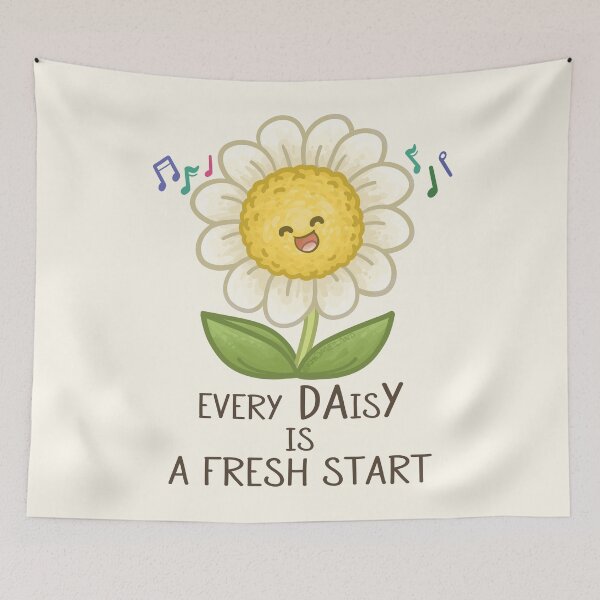 Item preview, Flower Puns - Every Day is a Fresh Start designed and sold by Khotekmei.