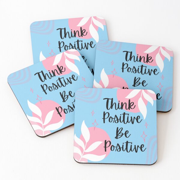 Item preview, Think Positive Be Positive Sign - Encouraging and Positivity sign designed and sold by StarStudio360.