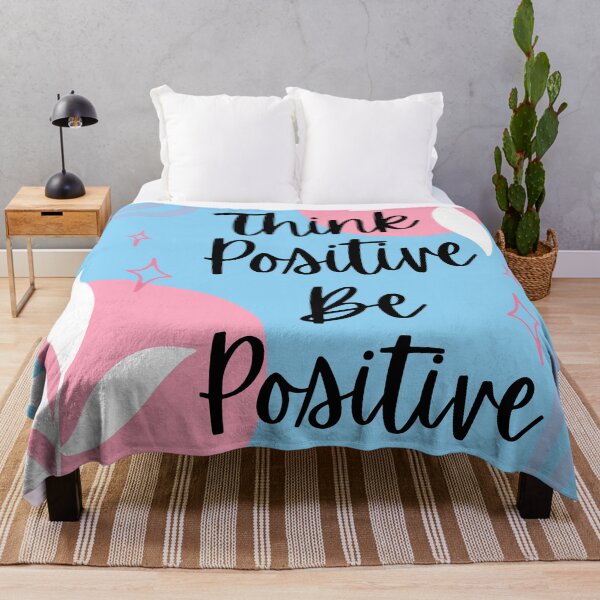 Item preview, Think Positive Be Positive Sign - Encouraging and Positivity sign designed and sold by StarStudio360.