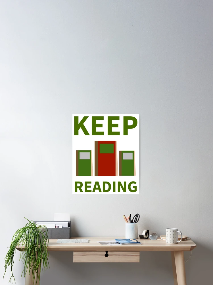 Thumbnail 2 of 3, Poster, Keep Reading  designed and sold by Rachel the Artist .