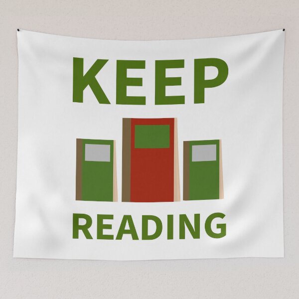 Item preview, Keep Reading  designed and sold by Rachel the Artist .