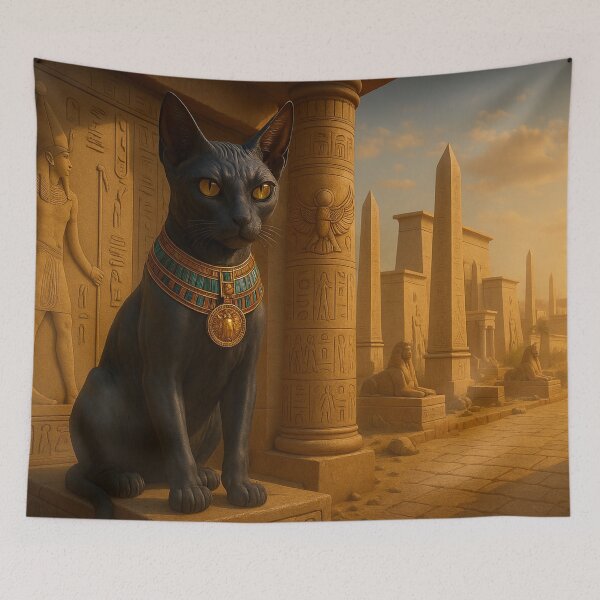 Item preview, Bastet – The Feline Goddess of Ancient Egypt designed and sold by memememescat.