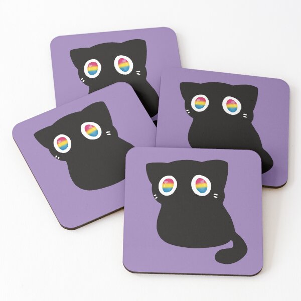 Item preview, pan eyes black kitty designed and sold by Scarlet Sung.