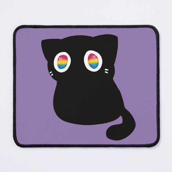 Item preview, pan eyes black kitty designed and sold by Scarlet Sung.