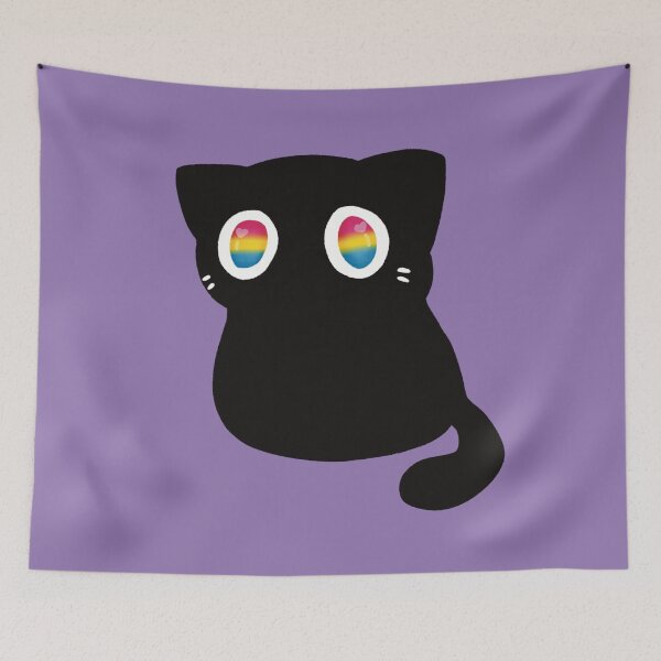 Item preview, pan eyes black kitty designed and sold by Scarlet Sung.