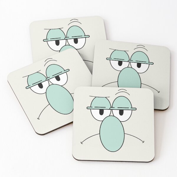 Item preview, Squidward Inspired Funny Minimal designed and sold by Shiningsticker8.