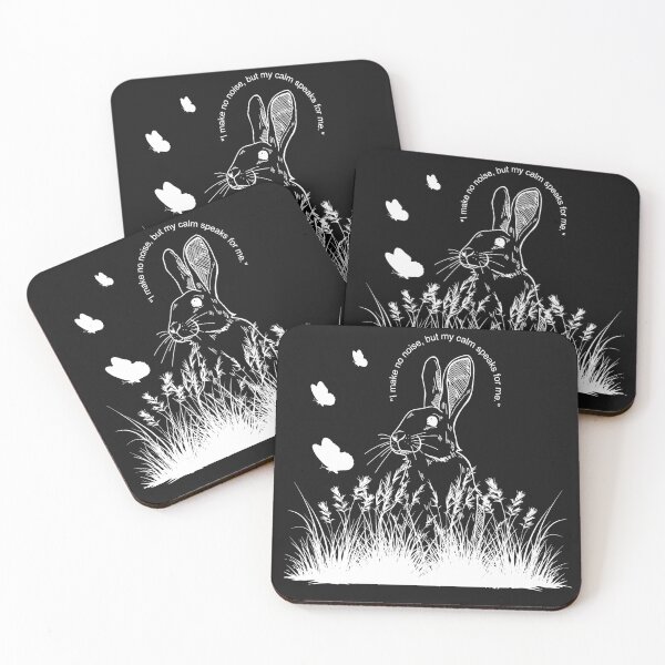 Item preview, A Rabbit's Message in White designed and sold by TheHilma.