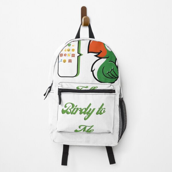 Item preview, Talk Birdy to Me – Funny Parrot Emoji Design designed and sold by KissellArt.