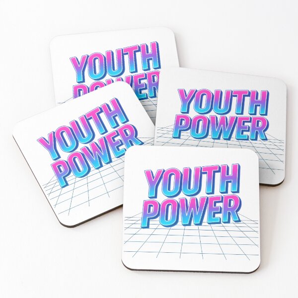 Item preview,  Youth Power Cyber Grid | Retro-Futuristic Y2K Design designed and sold by ALITOPRINCE.