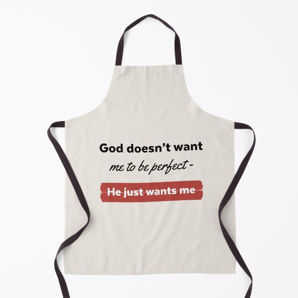 Item preview, God Doesn't Want Perfection - He Just Wants Me designed and sold by Jenn Murray | Relate Escape, LLC.