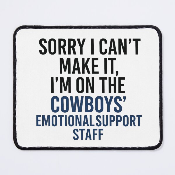Item preview, Dallas Fan Sorry I Can't Make It Sticker designed and sold by CoachEkong.