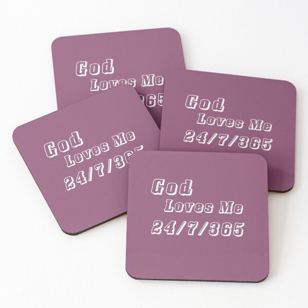 Item preview, God Loves Me 24/7/365 designed and sold by Jenn Murray | Relate Escape, LLC.