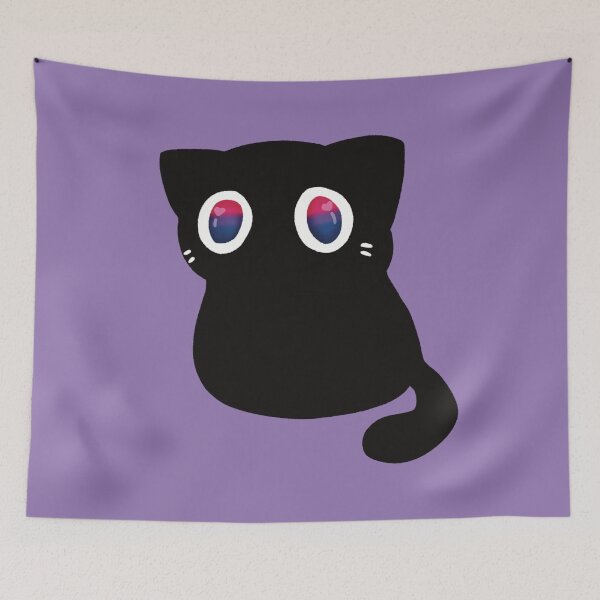 Item preview, bi eyes black kitty designed and sold by Scarlet Sung.