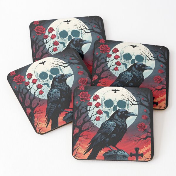 Item preview, Gothic Rose Crow  designed and sold by FloatingGardens.