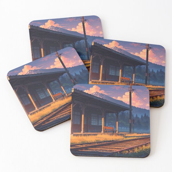 Item preview, Lonely Train Station: Abandoned Platform Art designed and sold by Ledsor.