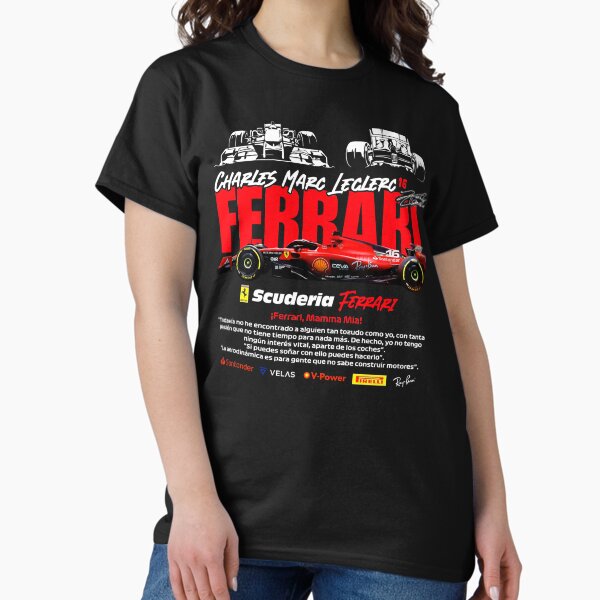 Item preview, F1 FERRARI Leclerc 16 Edition T-SHIRT designed and sold by by2pals.