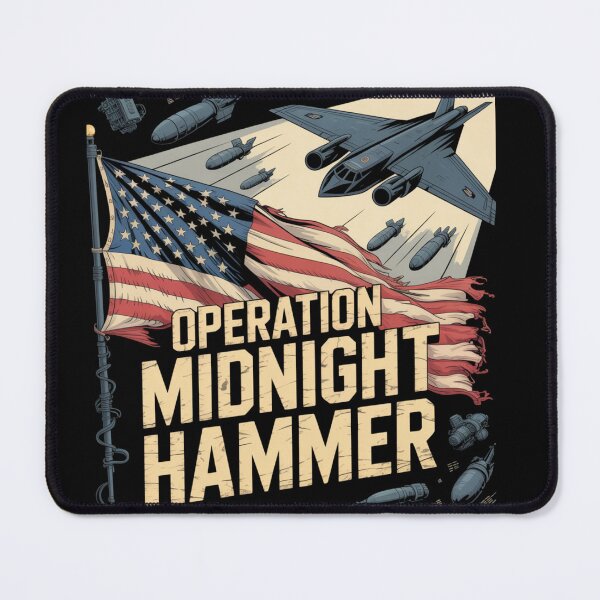Item preview, "Operation Midnight Hammer": B-2 Spirit & Flag Patriot Design designed and sold by MIMSCorneR.