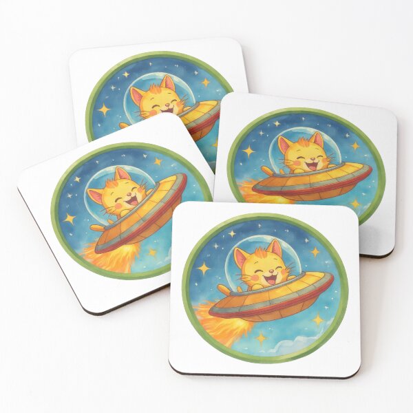 Item preview, Retro spaceship stickers designed and sold by a2zbuyshop.