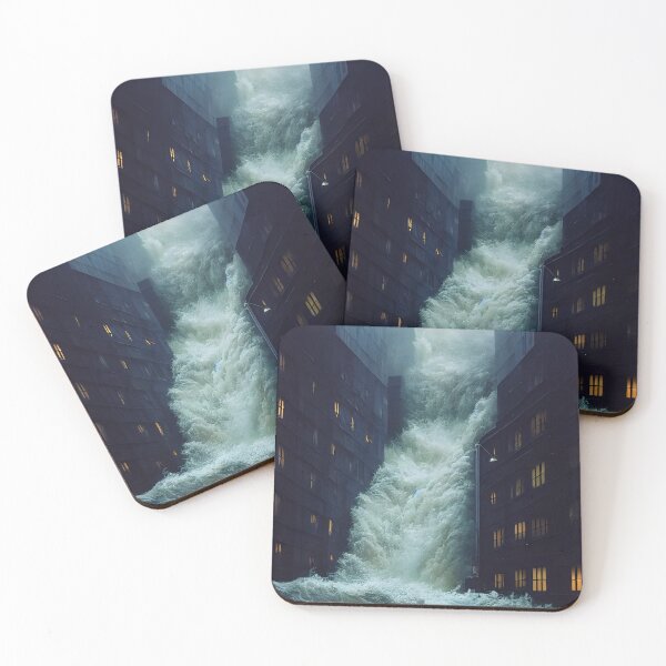 Item preview, Urban Flood Surge: City Engulfed designed and sold by Amr Siam.
