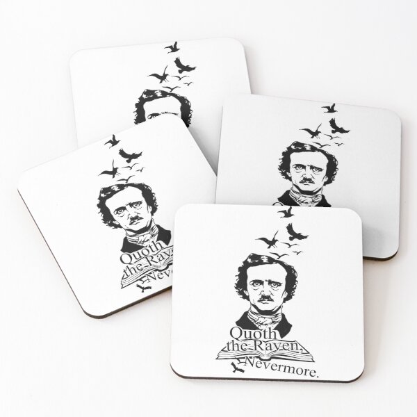 Item preview, Great American Writer Edgar Allen Poe, Quoth the Raven designed and sold by Hallie Odom.