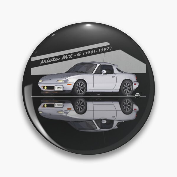 Item preview, Miata - MX-5 NA 1991-1997 (Silverstone Mica) - Small Car, Big Smile designed and sold by Azaziel.