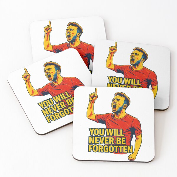Item preview, Diogo Jota – You Will Never Be Forgotten | Pop Art Tribute designed and sold by NovaFlickStudio.