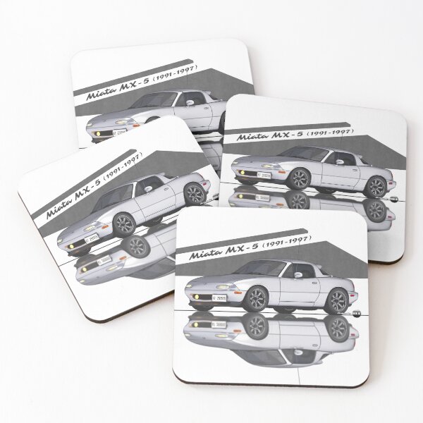Item preview, Miata - MX-5 NA 1991-1997 (Silverstone Mica) - Small Car, Big Smile designed and sold by Azaziel.