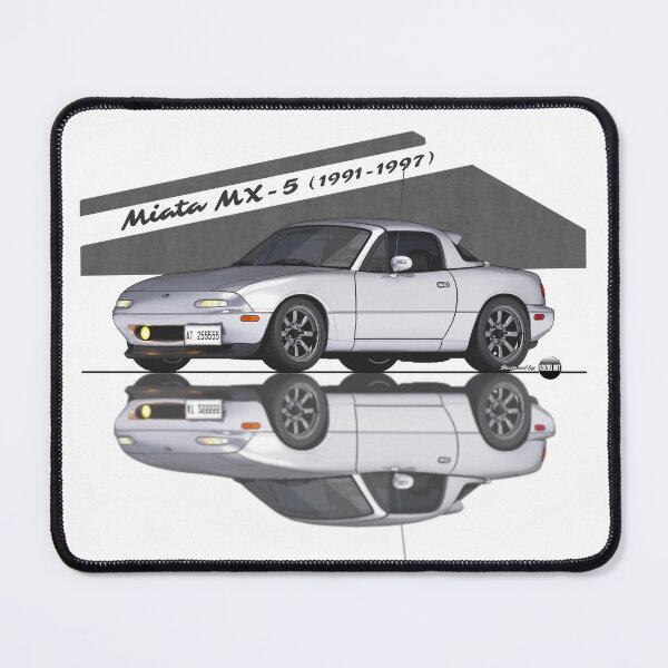 Item preview, Miata - MX-5 NA 1991-1997 (Silverstone Mica) - Small Car, Big Smile designed and sold by Azaziel.