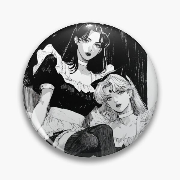 Item preview, Moonlight Maids in Monochrome designed and sold by pastel.moonwave.