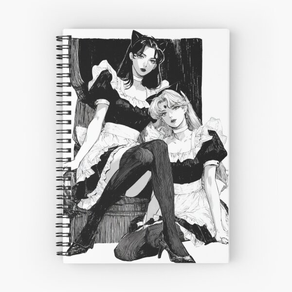 Item preview, Moonlight Maids in Monochrome designed and sold by pastel.moonwave.