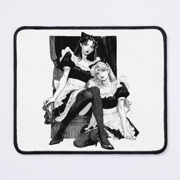 Item preview, Moonlight Maids in Monochrome designed and sold by pastel.moonwave.