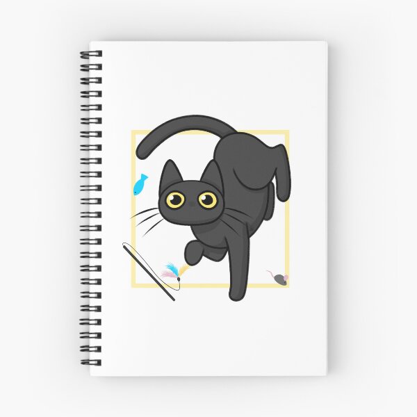Item preview, Staring Cat with Toys Pose designed and sold by Kitramina’s Shop.