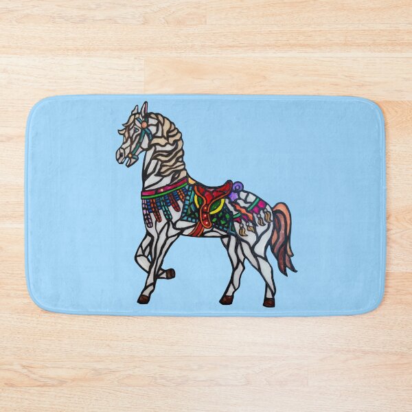 Item preview, Elegant Stained Glass Merry Go Round Horse designed and sold by Deborah Camp.