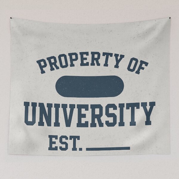 Item preview, Property of ______ University – Custom College Logo Design designed and sold by PrometheusStyle.