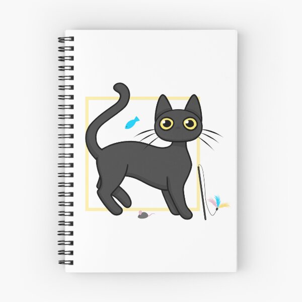 Item preview, Staring Cat with Toys Standing designed and sold by Kitramina’s Shop.