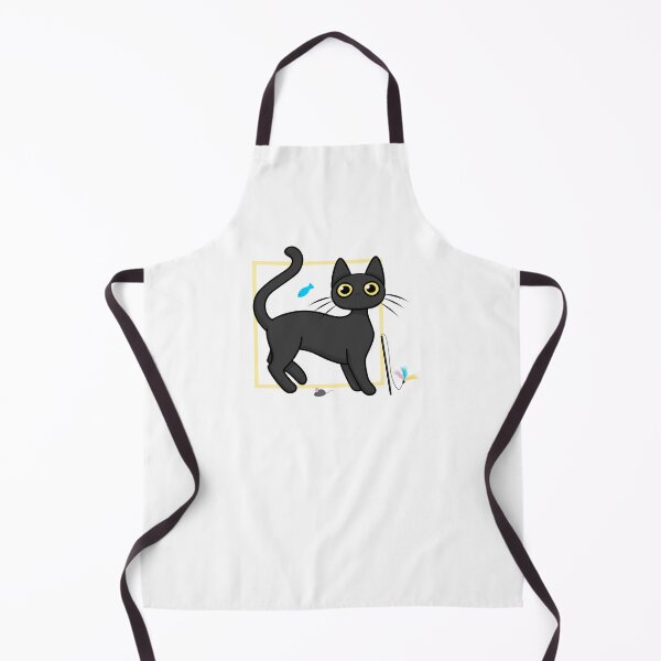 Item preview, Staring Cat with Toys Standing designed and sold by Kitramina’s Shop.