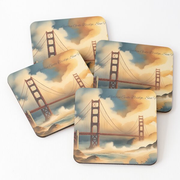 Item preview, Golden Gate Bridge in Fog and Sunlight designed and sold by CozyinTime.