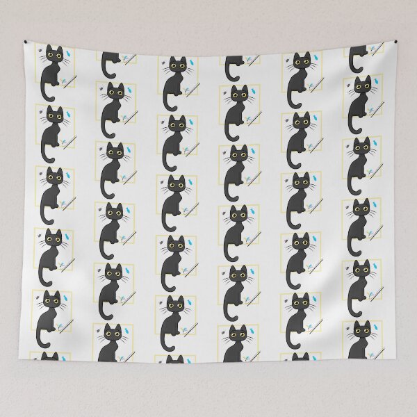 Item preview, Staring Cat with Toys designed and sold by Kitramina’s Shop.