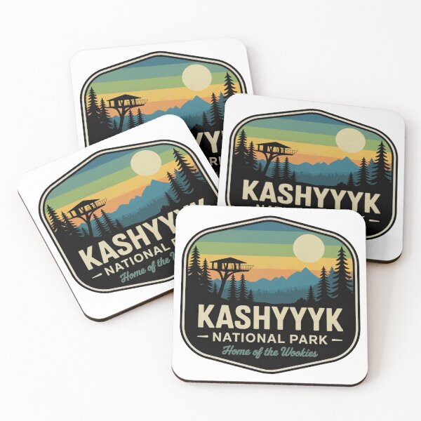 Item preview, Kashyyyk National Park Star Wars Planet Travel Sticker designed and sold by carshapes.