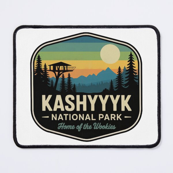 Item preview, Kashyyyk National Park Star Wars Planet Travel Sticker designed and sold by carshapes.