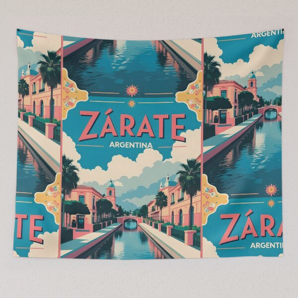 Item preview, Zarate Argentina Vintage Travel Tourism designed and sold by TravelersGems.