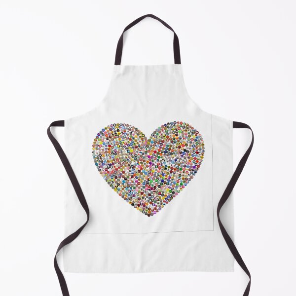 Item preview, Heart of Badges – Colorful Pop Art Design designed and sold by hangmeart.
