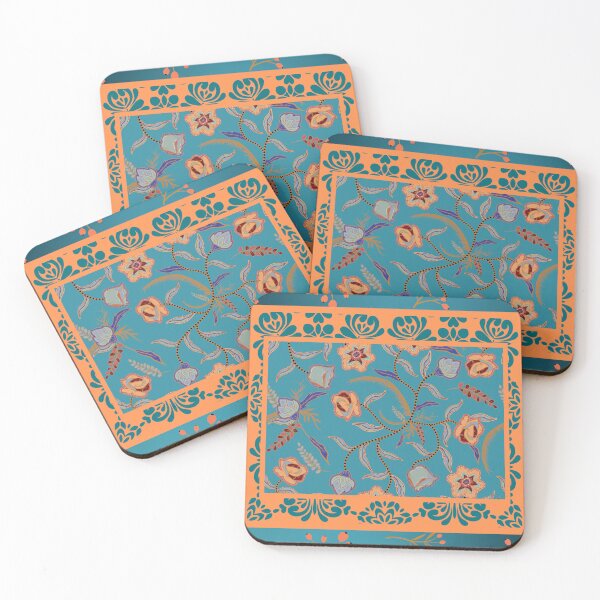 Item preview, Bold Teal and Orange Boho  designed and sold by Taylor Design Workz.