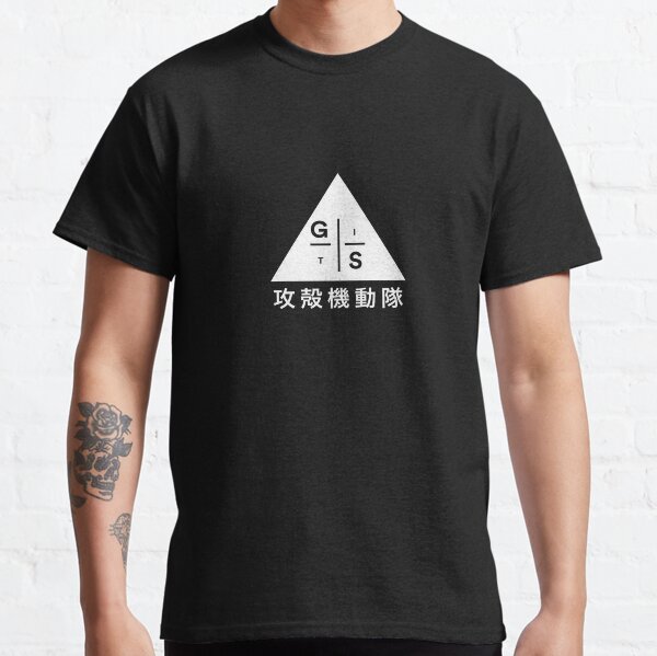 Ghost dans les conceptions de logo de Shell T-shirt classique