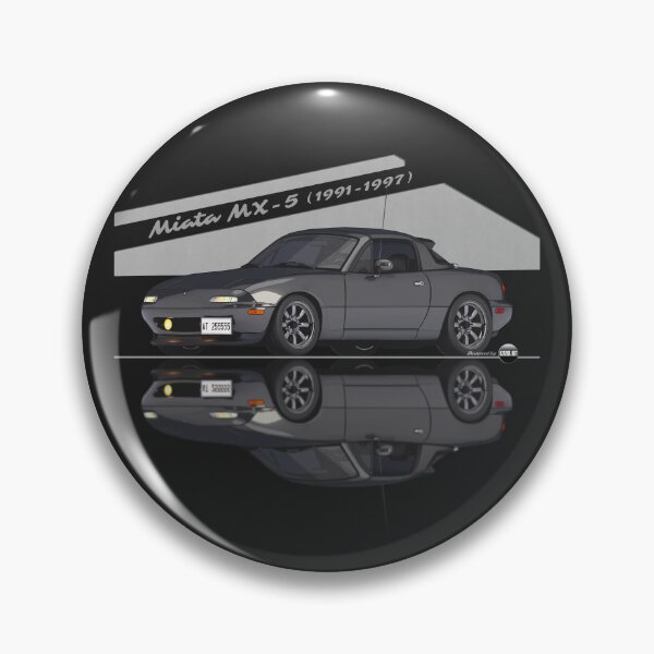 Item preview, Miata - MX-5 NA 1991-1997 (Brilliant Black) - Small Car, Big Smile designed and sold by Azaziel.