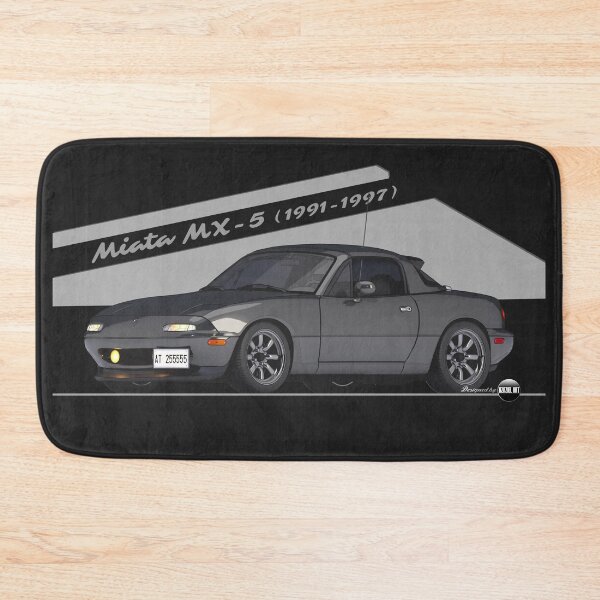 Item preview, Miata - MX-5 NA 1991-1997 (Brilliant Black) - Small Car, Big Smile designed and sold by Azaziel.