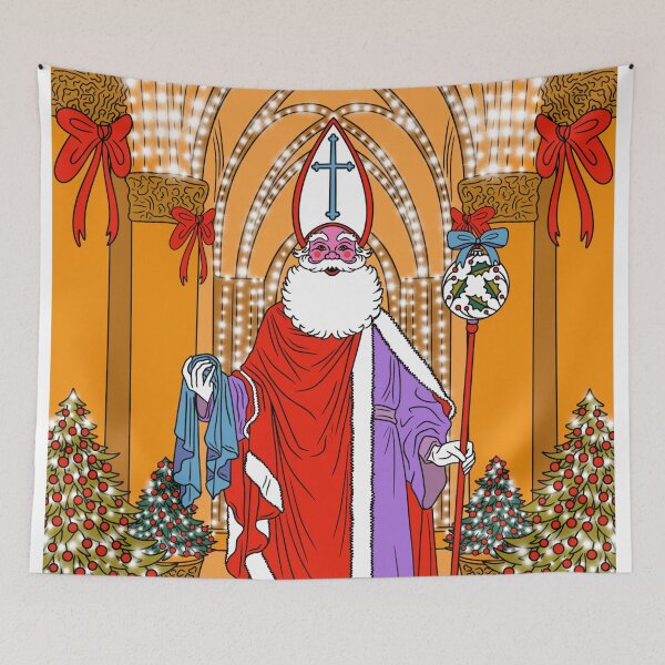 Item preview, Hallway Santa designed and sold by Motel Gemini.